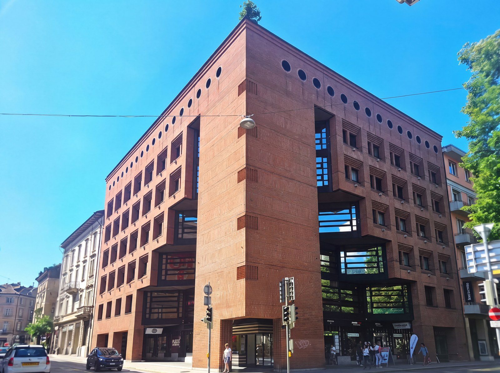 La struttura del Centro Cardiologico Ticino, Via Pretorio 9 a Lugano