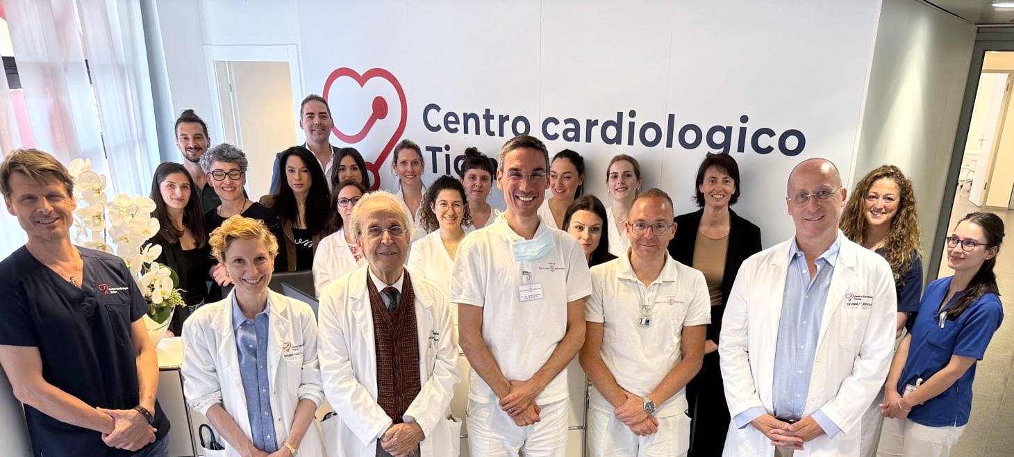 Il team del Centro Cardiologico Ticino